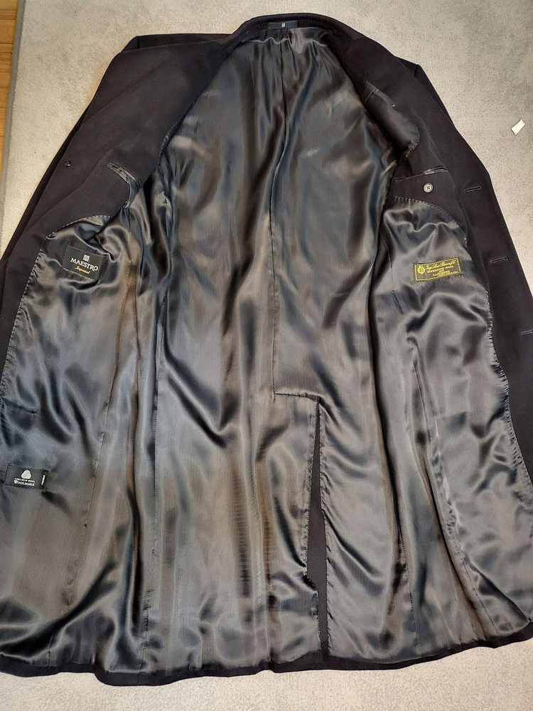 가격다운 / 마에스트로 로로피아나 캐시미어 체스터필드코트 이미지