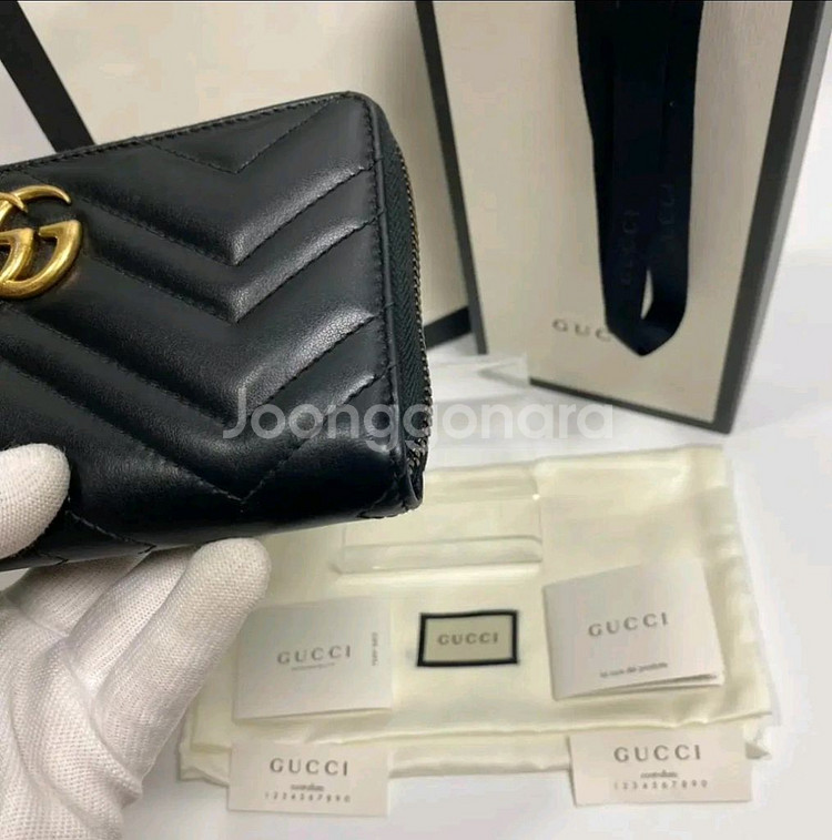 GG구찌 정품 마몬트 마틀라쎄 장지갑--1