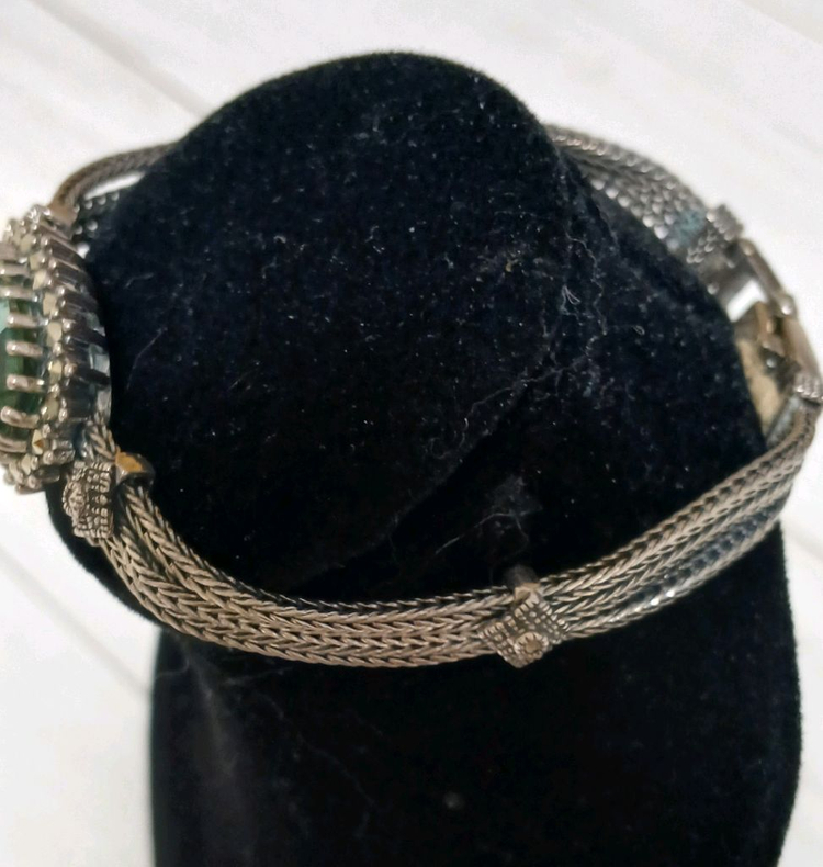 925실버 시베리안쿼츠팔찌--2