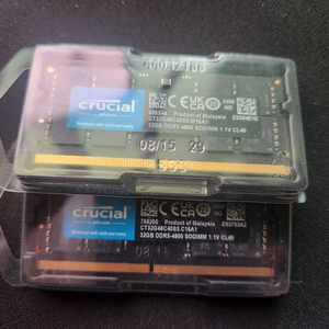 Crucial DDR5 32GB 4800MHz 노트북 램 2개
