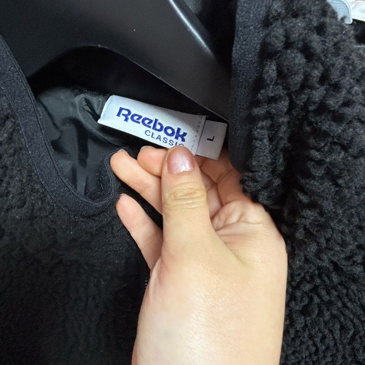 reebok 정품 뽀글이 자켓--2