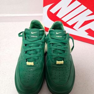나이키 x 앰부쉬 에어포스 1 로우 SP 파인 그린 앤