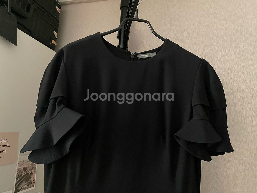 정품 알렉산더맥퀸 블랙드레스 사이즈it44--2