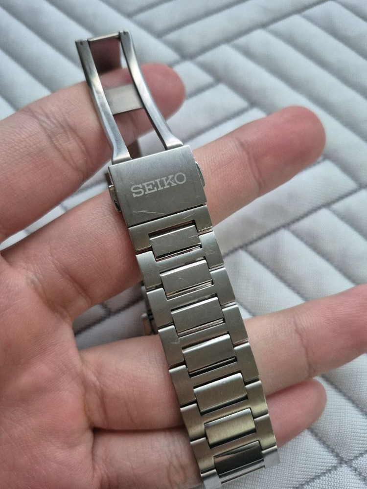 37mm 세이코 돌체 티타늄 블루핸즈 드레스워치 시계 정리합니다 이미지