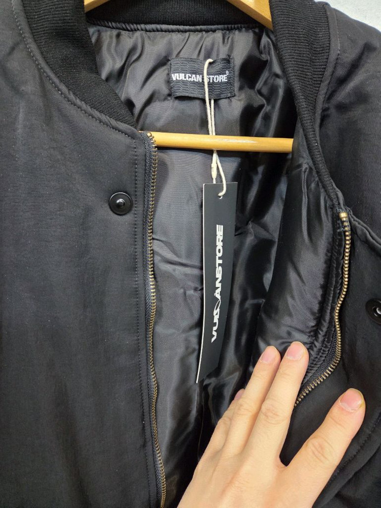 빈티지 vulcan store 투웨이 셔링 크롭 항공 패딩자켓 m 이미지