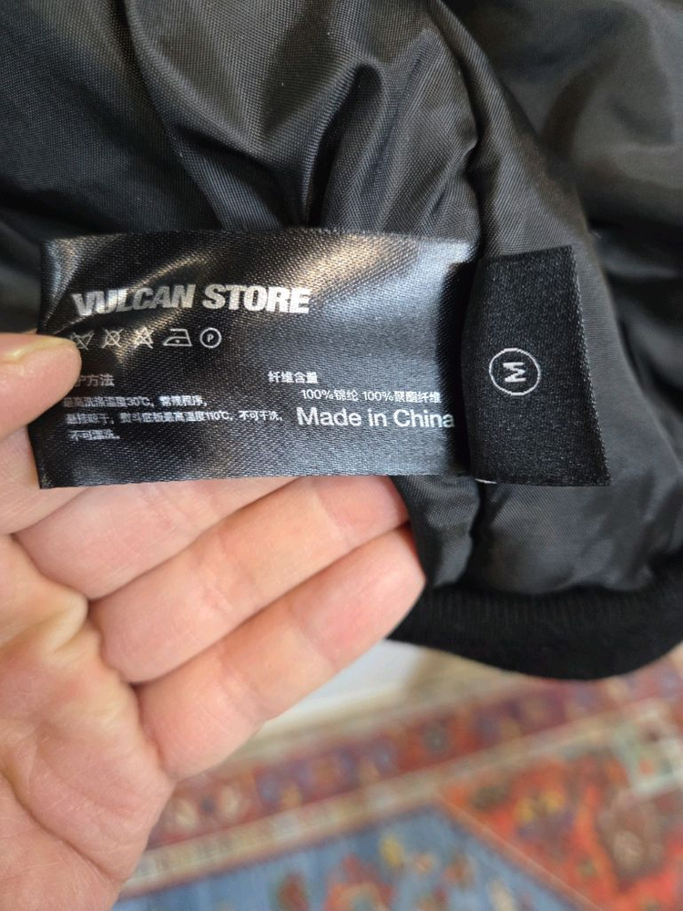 빈티지 vulcan store 투웨이 셔링 크롭 항공 패딩자켓 m 이미지