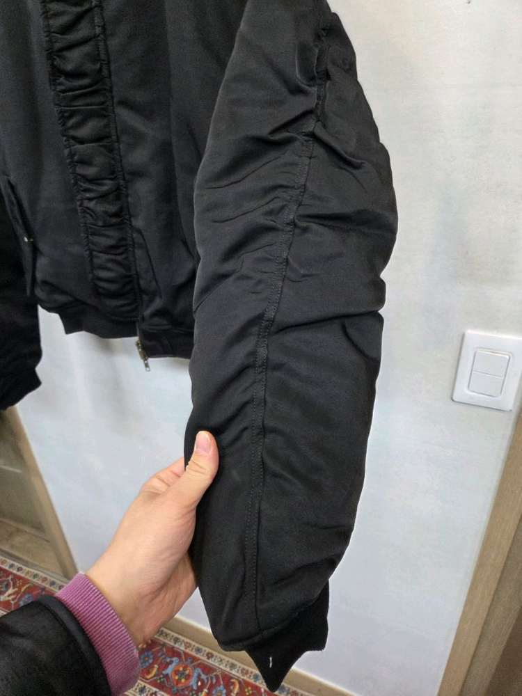 빈티지 vulcan store 투웨이 셔링 크롭 항공 패딩자켓 m 이미지