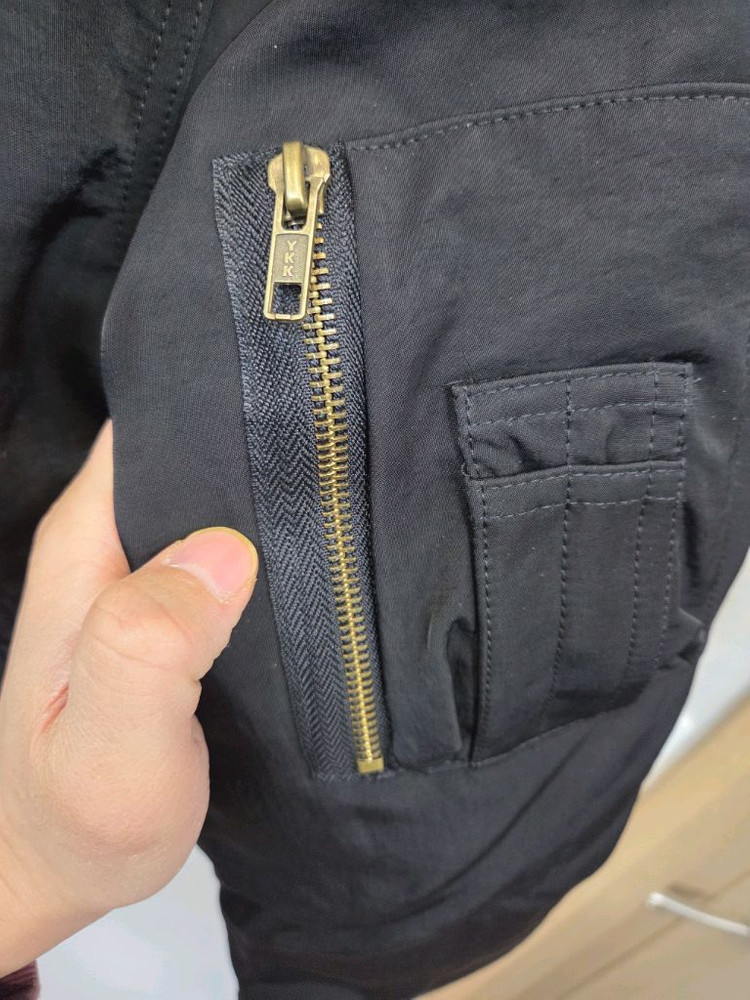 빈티지 vulcan store 투웨이 셔링 크롭 항공 패딩자켓 m 이미지