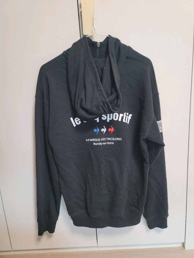 부산 르꼬끄 블랙 후드 집업 90-95--3