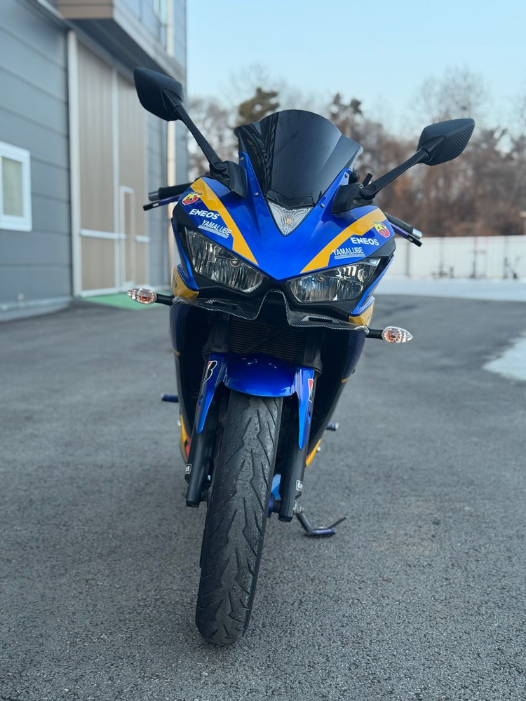 구변완료) 야마하 R3 17년형 준튜닝 쿼터급 메뉴얼 바이크 저렴히 판매합니다.--0