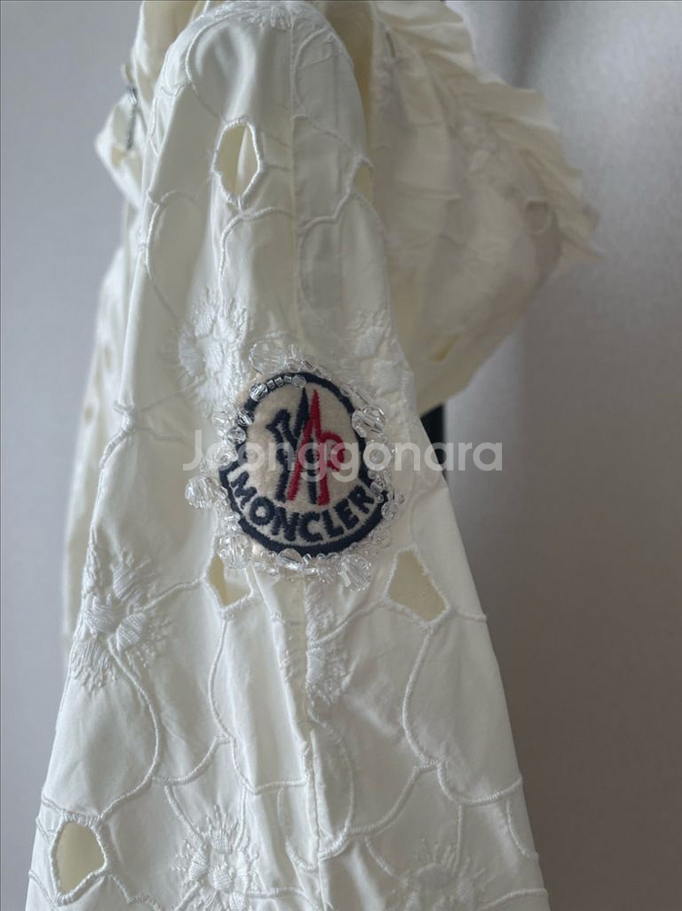 정품 몽클레어 시몬로샤 잘레이아 롱 트렌치 코트--2