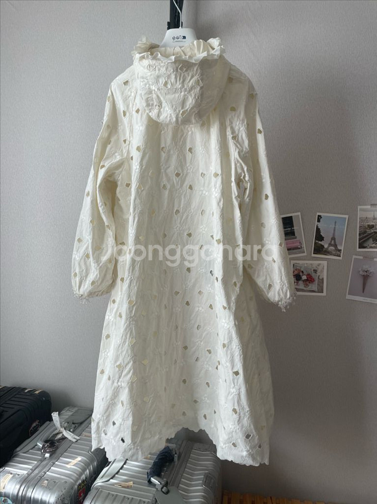 정품 몽클레어 시몬로샤 잘레이아 롱 트렌치 코트--6