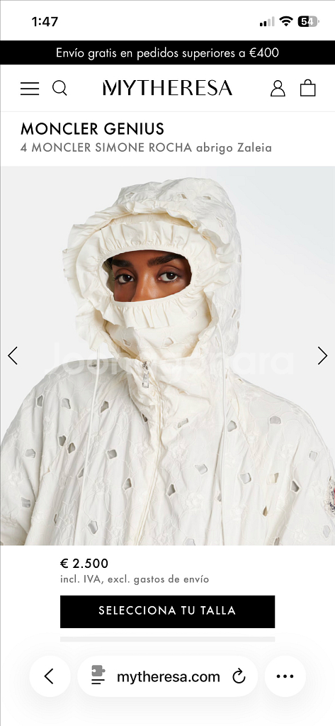 정품 몽클레어 시몬로샤 잘레이아 롱 트렌치 코트--9