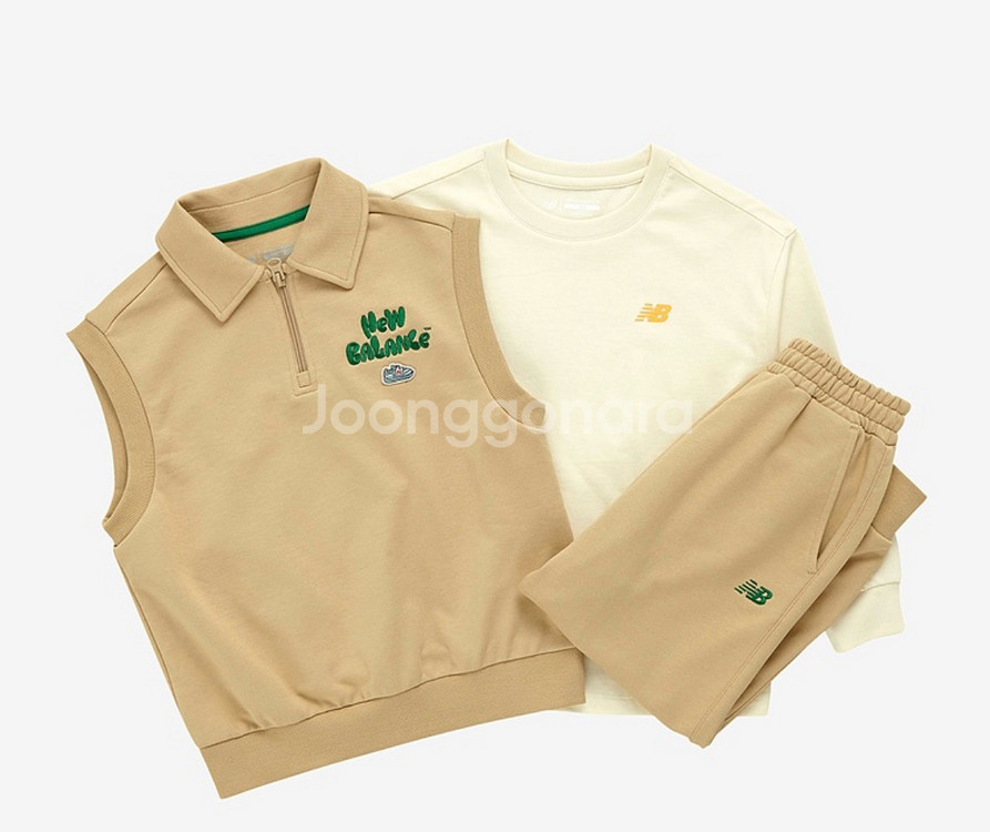뉴발란스 키즈 상하복 130 3pcs 세트 새상품--2
