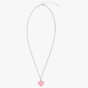 휴먼메이드 하트 목걸이 핑크