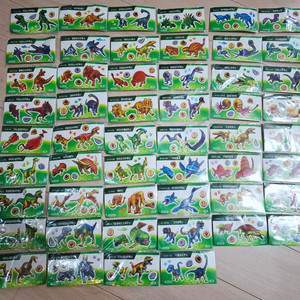 [미개봉] 공룡메카드 타이니소어 스티커52종 일괄판매
