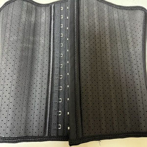 블랙 코르셋&종아리 압박 스타킹