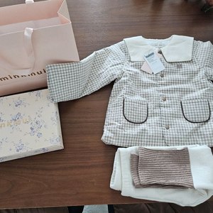 밍크뮤 패딩 상하복(새상품)