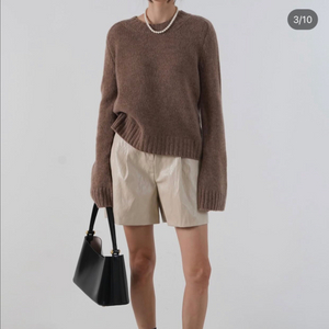 11am제작 레더팬츠 베이지 m사이즈 새상품 판매해요