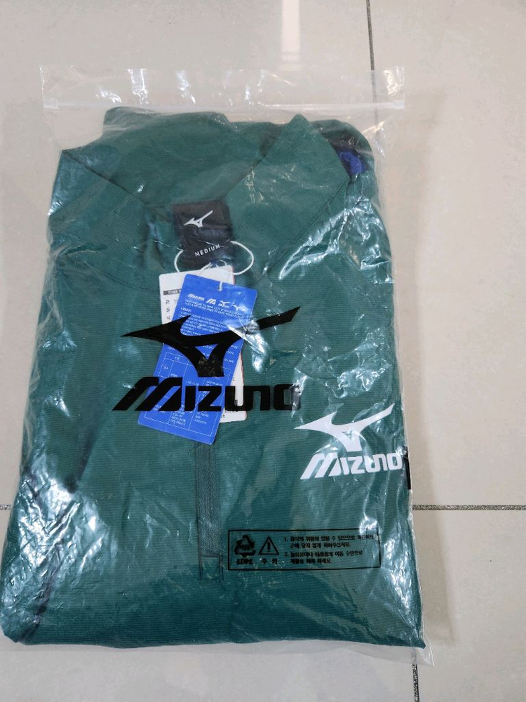 가격내림/미즈노 반집업 바람막이 피스테 새상품/M사이즈 급저렴판매--9