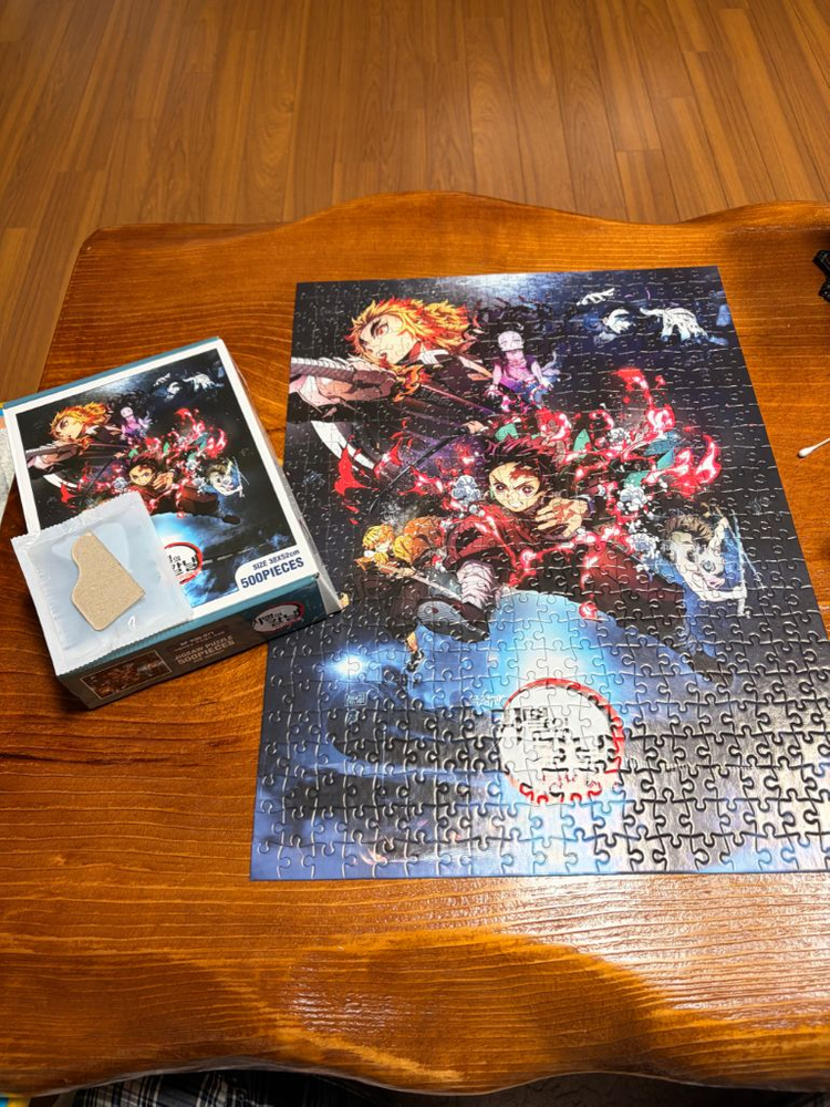 귀멸의칼날 무한열차편 퍼즐 이미지