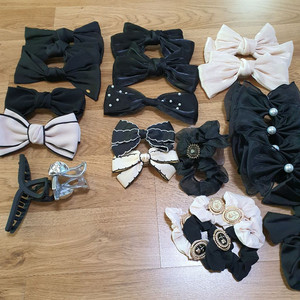 리본 헤어핀 새제품