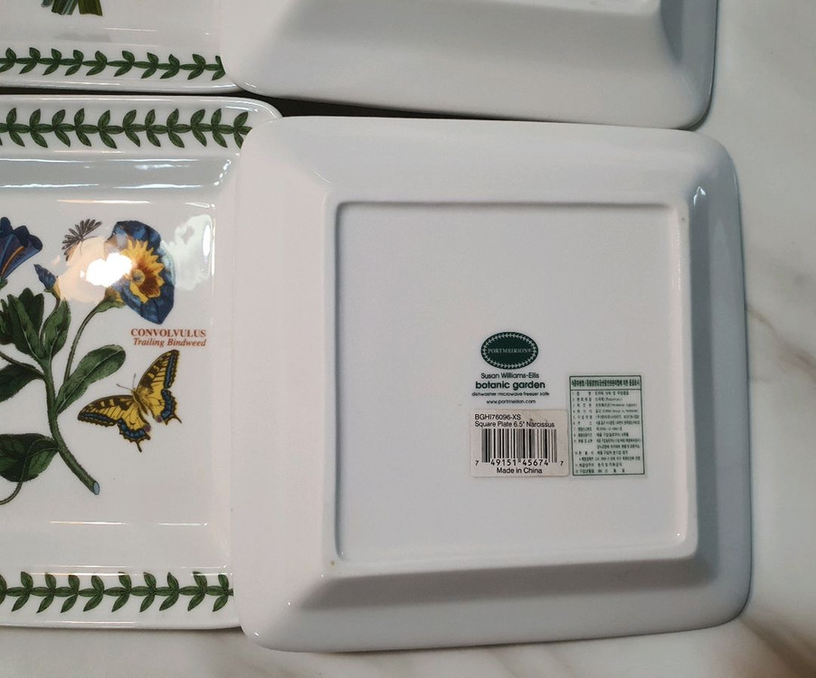 포트메리온 사각소접시 6개 일괄값 (백화점정품 새상품--3