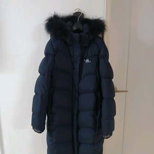 네파 네이비 솜털90 100사이즈 롱 패딩