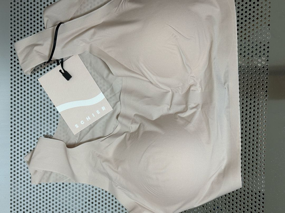 (새상품) 마룬파이브 쉬어 브라 심리스브라 노와이어 무봉제 브라 스킨색 이미지