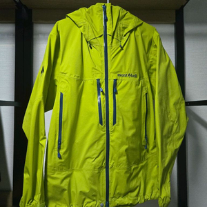 몽벨 고어텍스 등산 자켓 S 라임색