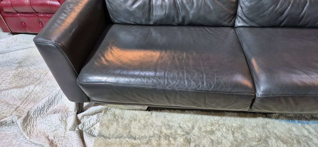 까사미아 3인 천연가죽 소파쇼파 서울경기근거리 무료배송--5