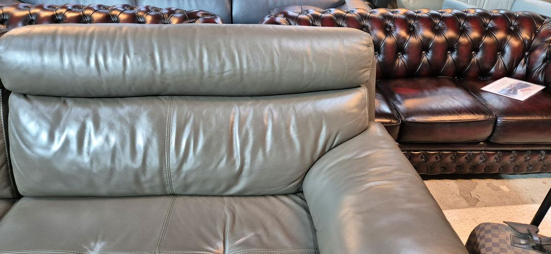 다우닝 이태리 천연 통가죽 4인 일자형 소파쇼파 서울경기근거리 무료배송--5