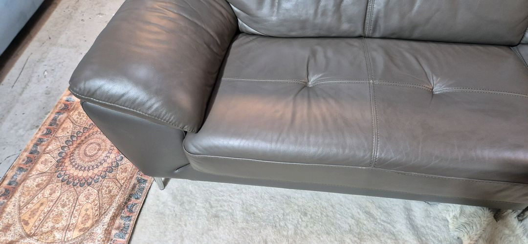 다우닝 이태리 천연 통가죽 4인 일자형 소파쇼파 서울경기근거리 무료배송--8