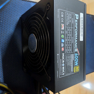 마이크로닉스 600W 파워서플라이 80플러스인증