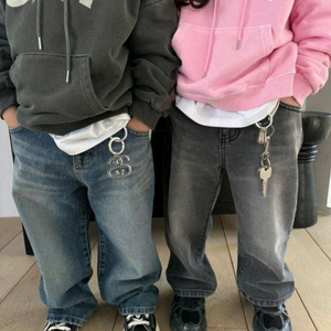 아워 데님팬츠XL 청색,흑색