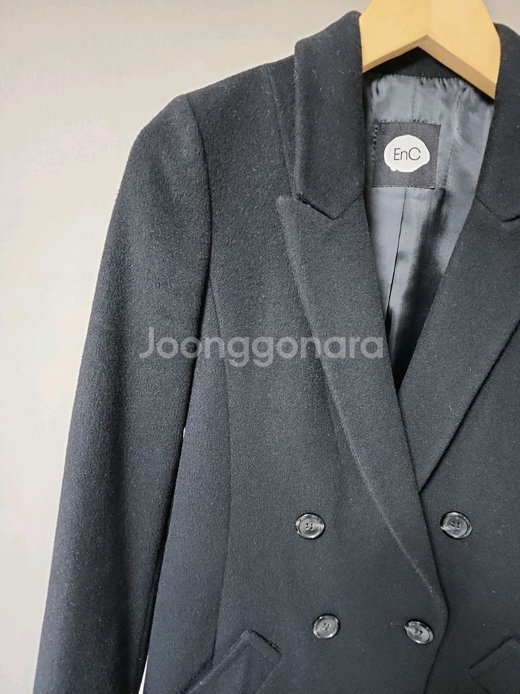 EnC 더블 버튼 블랙 자켓 (55)--3