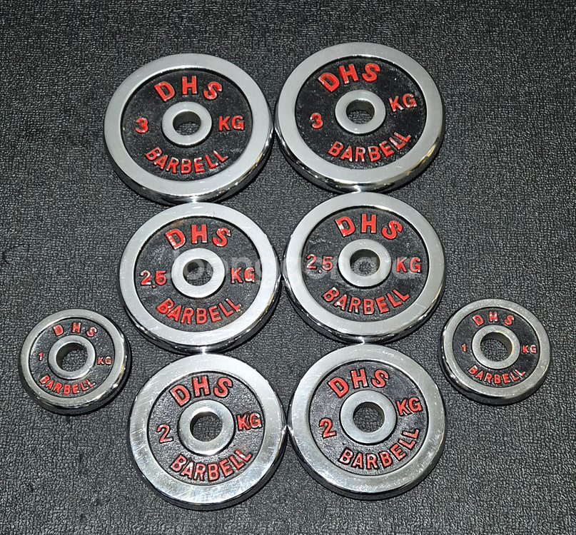 (택포) 17KG 경량 크롬 바벨 원판 플레이트--1