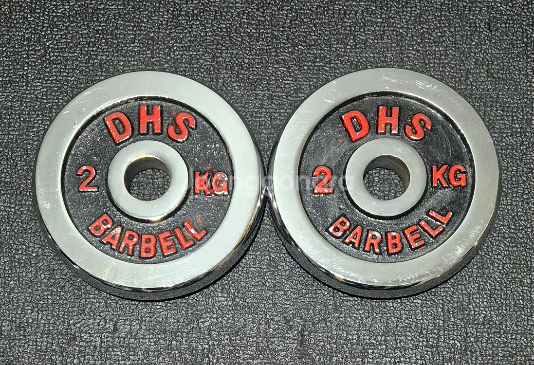 (택포) 17KG 경량 크롬 바벨 원판 플레이트--3