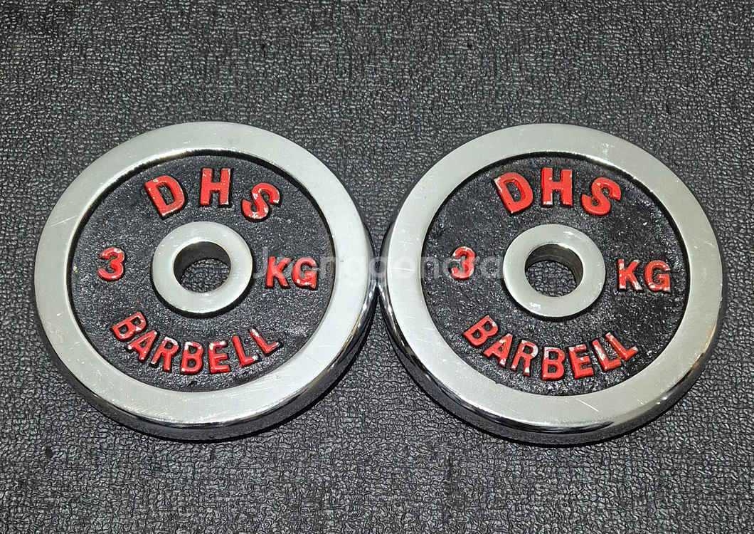 (택포) 17KG 경량 크롬 바벨 원판 플레이트--5