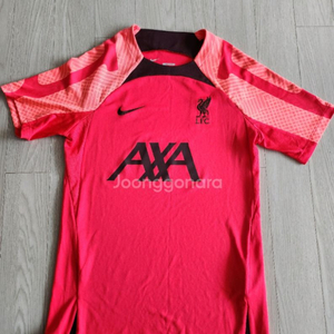 리버풀 반팔 나이키 트레이닝복 상의