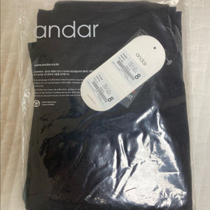 [새상품] 안다르 에어웜 기모 샤론 팬츠(숏) 8사이즈