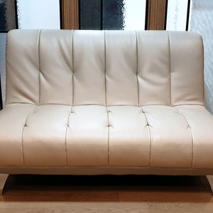 베이지 2인용 소파 (117X67)