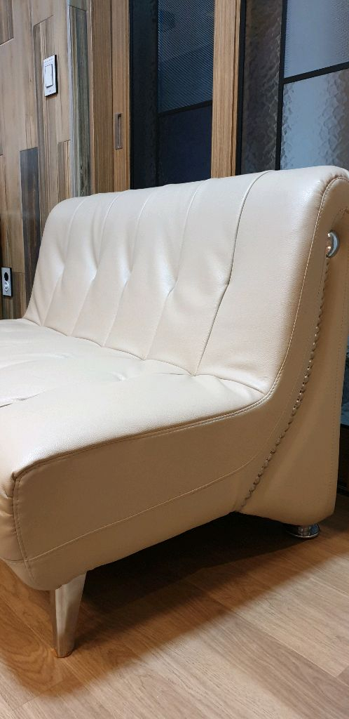베이지 2인용 소파 (117X67)--5