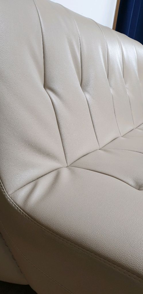 베이지 2인용 소파 (117X67)--8