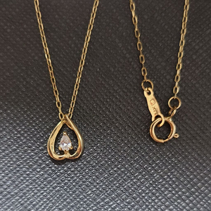 (새제품, 선물용 추천) 정가 30만원 로이드 14k 물방울 목걸이 풀박스