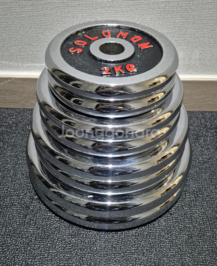 (택포) 35KG 경량 크롬 바벨 원판 플레이트--0