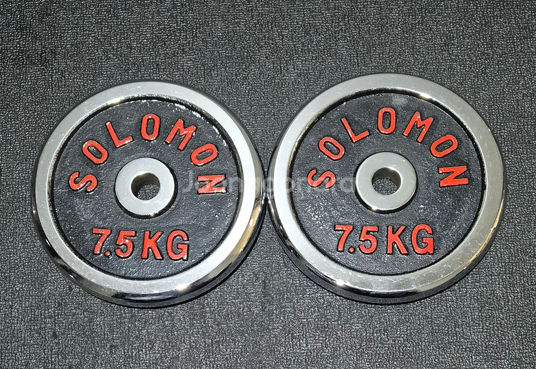 (택포) 35KG 경량 크롬 바벨 원판 플레이트--5