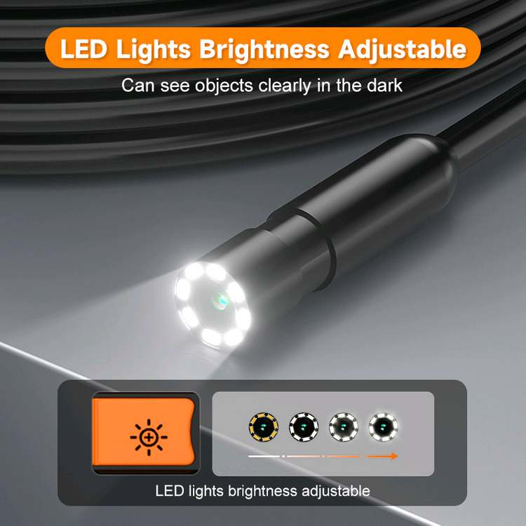 새상품)15M 내시경카메라 4.3인치 누수탐지 배관검사 이미지