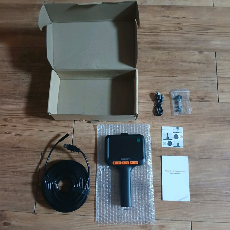 새상품)15M 내시경카메라 4.3인치 누수탐지 배관검사 이미지