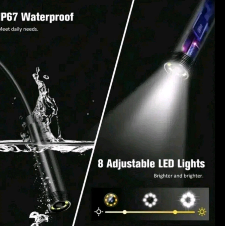 새상품)15M 내시경카메라 4.3인치 누수탐지 배관검사 이미지